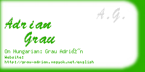 adrian grau business card